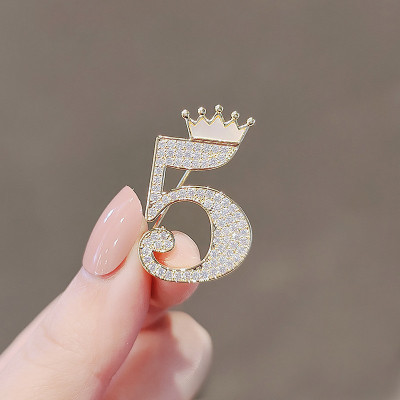 5 Letter Brooch